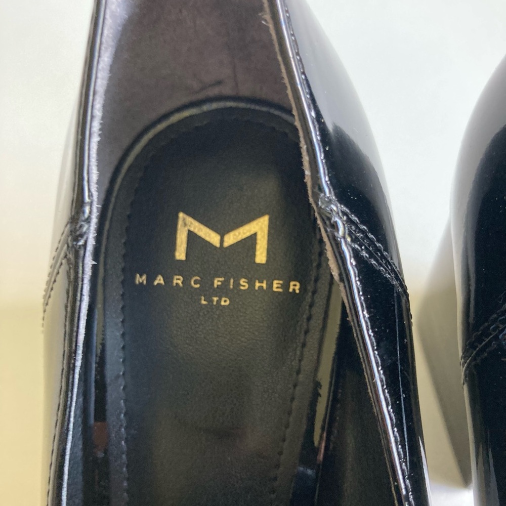Marc Fisher Black Patent Leather Heels. Beautiful and classy. - Picture 14 of 15